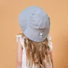 Babysolhatt Pojkar Visir Barn Panama Unisex Beach Girls Bucket Hats Tecknade spädbarnsmössor UV-skydd