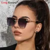 Sunglasses Trendy Sunglasses Retro Rimless Women Cat Eye Vintage Gradient Sun Cool Glasses Female Protection Frameless Eyewear Shades Uv400 G230223