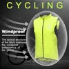 Куртки для велоспорта X-TIGER Ветрозащитный велосипедный жилет Непромокаемый светоотражающий жилет без рукавов Куртка для горного велосипеда Спорт на открытом воздухе Быстросохнущая куртка от дождя 230224