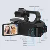 Appareils photo numériques KOMERY Vidéo professionnelle Full 4k Caméscope WiFi 64MP Streaming Caméscopes à mise au point automatique 40 "Touch 230225