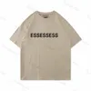 ESS 2023 Мужские рубашки женские дизайнеры эссентные рубашки толстая хлопковая версия летняя футболка футболка