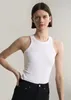 Camisetas sin mangas para mujer Camis Four Seasons Color puro Simple Nordic Minority Ins20 Toteme Vest Tops Boho Crop White Corset Tank 230224