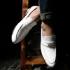 Elbise Ayakkabı Retro Klasik Erkek Loafers Nefes Alabilir Marka Tekne Büyük Gündelik Chaussures Homme Dış Mekan Depoları 230224