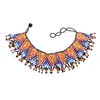 Choker afrikanska hartspärlor halsband för kvinnor bohemisk etnisk krage halsband collier femme tribal party smycken gåva