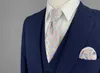 Cravates vertes 160cm 63 "Extra longues pour hommes, ensemble de cravates Paisley et pochette de costume pour mariage, gris, cadeau de noël bleu