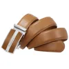 Belts 115cm Men Belt Automatic Buckle Ratchet Business Golf Dress High Quality Leather For Strap Casual Buises WaistbandBelts