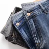 Mäns jeans Autumn Men regelbundet passar stretch jeans klassisk stil rökig grå mode casual denim pants manliga märke byxor blå 230225