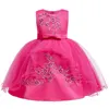 Girl Dresses Baby Girls Dress Embroider Kids For Party Elegant Princess Wedding Gown Children Clothing 1 2 3 4 5 6 8 Year Girl's