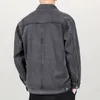 Chaquetas de hombre Negro Azul Chaqueta corta de mezclilla Hombres Jeans Chaqueta Abrigos Casual Rompevientos Bolsillos Monos Bomber Streetwear Hombre Ropa Outwear 230225