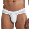 Mutande Intimo sexy in seta di ghiaccio Slip da uomo Senza cuciture Traspirante Mutandine sottili Bikini Slip Homme