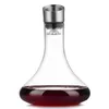 Bicchieri da vino 1800ML Bicchiere di cristallo fatto a mano senza piombo Grande Decanter rapido rosso Set di pentole per dispenser Iceberg 230225