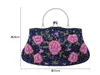 Evening Bags Classic Vintage Female Luxury Handmade Beaded Flower Fine Party Purses Handbags Designer Womens Clutches Purse 230225