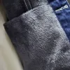 Vestes pour hommes épais polaire Denim veste hommes hiver classique bleu chaud marque homme vêtements Cargo Jeans veste manteau grande taille 8XL 230225