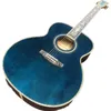 Wald Guitar 43 -дюймовый J200 Barrel Rounded Sky Blue Color Guitar9313177