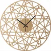 Horloges Murales Horloge Polygonale - Bois Salon Décor À La Maison Moderne Silencieux Chêne Naturel Cadeau Pour