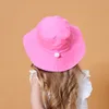 Babysolhatt Pojkar Visir Barn Panama Unisex Beach Girls Bucket Hats Tecknade spädbarnsmössor UV-skydd