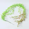 Decorative Flowers & Wreaths 20PCS Artificial Plants Tropical Willow Leaf Leaves Hangging Vine For Diy Weding Decoration Garden Home Decor A