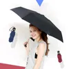 Umbrellas Mini Style Automatic 5Folding Umbrella Rain Women Wind Resistant Portable Car Outdoor Fashion Umbrellas Male Parasol 230224