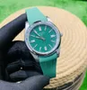 Men Women Watches 36/40mm Automatic Mechanical Movement Wristwatches Green Rubber Strap Stainless Steel Woman Wristwatch Couples Style Man Wristwatches