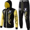 Męskie dresy męskie Hiphop Dance Dance Jogger Casual Tracksuit Zestaw długi rękawy Fullzip bieganie do joggingu Atletyczne garnitury Suits Men Ubranie Z0224