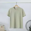 230G Pure Cotton Half-Sleeved T-shirt dla mężczyzn wiosenna i letnia marka mody luźna koszula krótkoczestronna samica