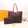 Vrouwen schouder boodschappentas/portemonnee ontwerper handtas totes lederen cross body 2 pce sets dames messenger tassen