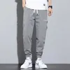 Men's Pants HIQOR Streetwear Hip Hop Cargo Pants Men's Imitate Jeans Cargo Pants Elastic Harem Pants Joggers Gray Trousers Spring Size M4XL Z0225