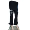 Women's Pants s Gothic Punk Skinny Irregular Skrit Flare Trouser Print Floral Cotton Slim Bandage Long Plus Size 230225