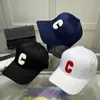 Baseball Cap Designer Hat for Women Mens Mens Chapéu de Chapéu de Metal Letra de fivela de metal