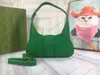 Yüksek kaliteli735106 hilal omuz çantası lüks tasarımcı Kadın çanta moda hukuku çubuğu koltuk altı çanta siyah yeşil pembe kahve deri omuz messenger çantası