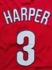 2024 Custom S-4XL 3 Bryce Harpe Jersey 7 Trea Turner 17 Rhys Hoskins 10 JT Realmuto Men Women Jeugd elke naam 5 Stott 28 Bohm 8 Castellanos Jerseys gestikt