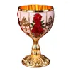Tazas Platillos Reutilizables Maravilloso Antiguo Rusia Vaso De Vino Taza Ligera Fácil De Manejar Para El Hogar