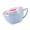 Dinnerware Sets Japanese Ramen Bowls Stainless Steel Soup Metal Lunchbox Picnic Noodle Bowl Lid Instant