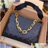 Car DVR Cross Body Crossbody Bags Chain Shoder Женская сумочка кошелек Coussin Pouch M57790