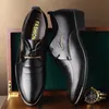 Klänningskor Senbao Men Wedding Oxfords Fashion Business Classic Patent Leather Suits 230224