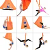 Yoga Stripes 428M Full Set FlyingAerial Yoga Hammock Fabric Swing Latest Multifunction Antigravity Yoga Belts For Yoga Training Sport J230225
