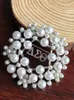 Brooches Handmade High Quality Fashion Greek Sorority Letter AEO Rotundity Pearl Brooch Charms Women Jewellry