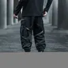 Erkekler 11 Bybb's Dark 2020 Sokak Giyim Çoklu Cepleri Şeritler Kargo Pantolon Adam Hip Hop Taktik Fonksiyon Pantolon Elastik Jogger Erkekler Pantolon Z0225
