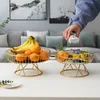 Dishes Plates Nordic marble fruit plate living room ornaments creative cake dessert plate storage fruit plate serving trays decorative luxury 230224