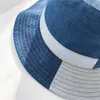 Cappelli a tesa larga Jeans denim cuciti Cappelli da pescatore da cowboy Cappellino da pescatore da tasca pieghevole estivo da uomo giapponese pieghevole a tesa corta G230224