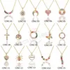 Ketens zirkoon os hoorn hanger ketting met hamsa hand charme koper keten trendy kettingen staguetee hangers dames sieraden cadeau