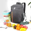 Large Capacity Lunch Bags Waterproof Cooler Backpack Leakproof Insulated Pouch Thermal Outdoor Food Beverage Storage Bag For Picnic Camping Hiking SN5151