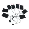 カーペット電気ヒーターPAD USB調整可能な温度加熱シートベストジャケットの家庭用商品用