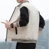 Giacche da uomo SUPUSCREAT Giacca da baseball da uomo primavera autunno colletto alla coreana giacche e cappotti casual stile coreano giacca bomber da uomo slim fit 5XL 230225