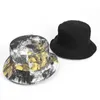 HBP American Wide European Brim Hats New Style Tie-dye Double face pêcheur extérieur de la Sun Sun Men Femmes Couleur Modèle Bélleur P230327