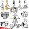 Nowy popularny 925 srebrny anioł Sterling Silver Angel Charm odpowiedni do oryginalnej bransoletki pandora biżuteria DIY