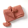 Blankets Woven Waffle Sofa Blanket Home Textile Summer Knee Solid Color Small Office Nap Quilt Throw Room Decoration