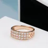 Wedding Rings Gulkina For Women 585 Rose Gold Engagement Bridal Jewelry Cubic Zirconia Stone Elegant Ring Accessories