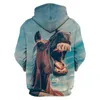 Hoodies masculinos Kissqiqi Men moletom moletom 3D Moda impressa Trend Spring Jaqueta Máximo Tamanho S-5xl