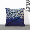 Pintura a óleo colorida de travesseiro Lucky Tree Linen Cover personalidade Moda Sofá Core Decoração /Decorativa